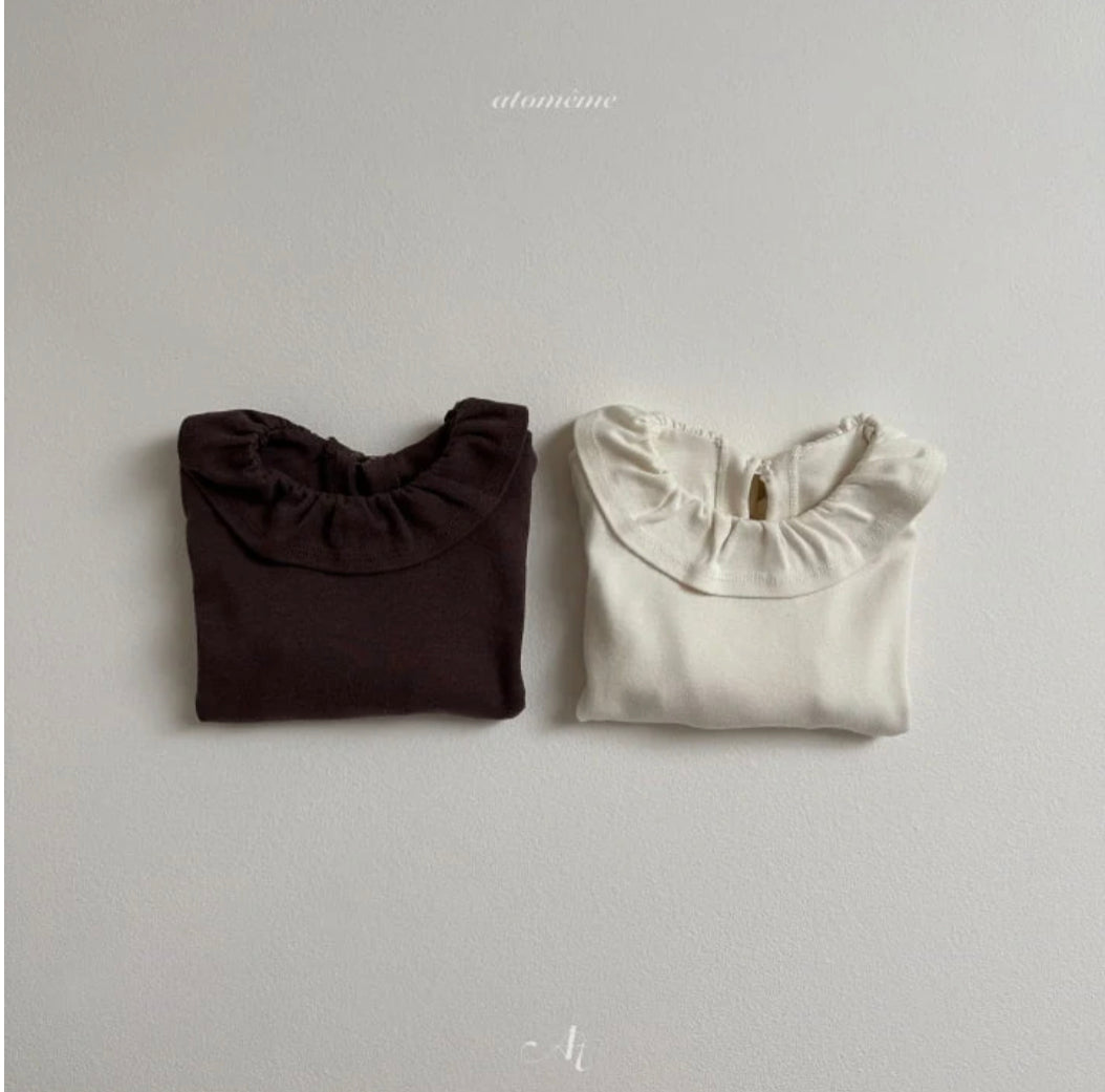 Collar Ruffle Tee