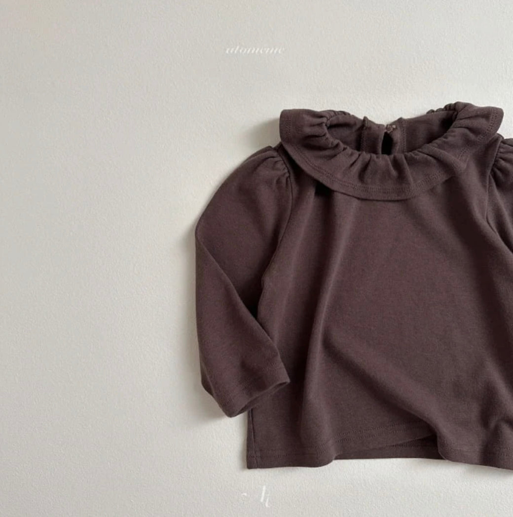 Collar Ruffle Tee